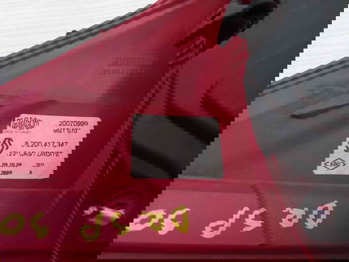 Stop aripa dreapta Renault Megane 2 1.6 K4M 8200417347 2003-2008