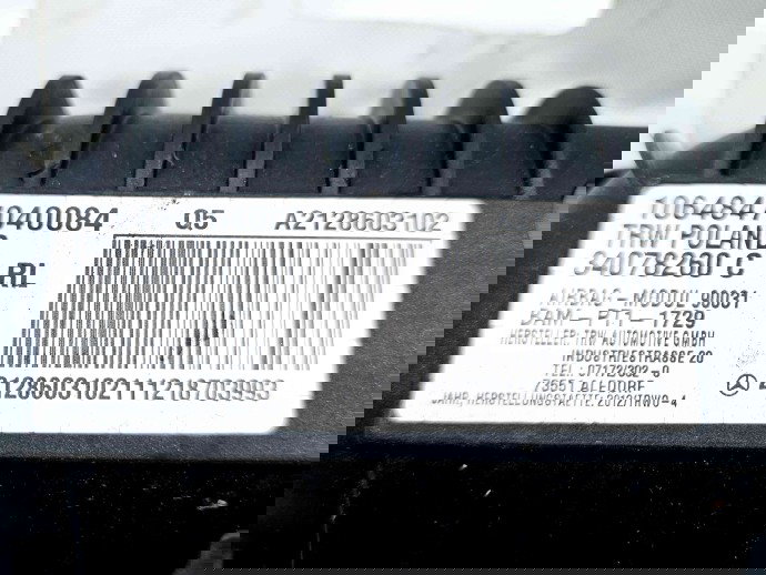   Airbag pasager Mercedes Clasa E (W212) AMG [Fabr 2009-2016] A2128603102