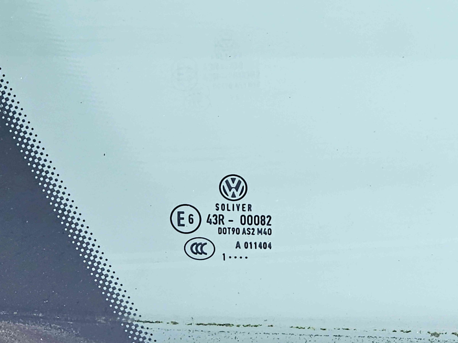 Geam fix usa dreapta spate Volkswagen Passat B7 (362) [Fabr 2010-2014] OEM - imagine 2