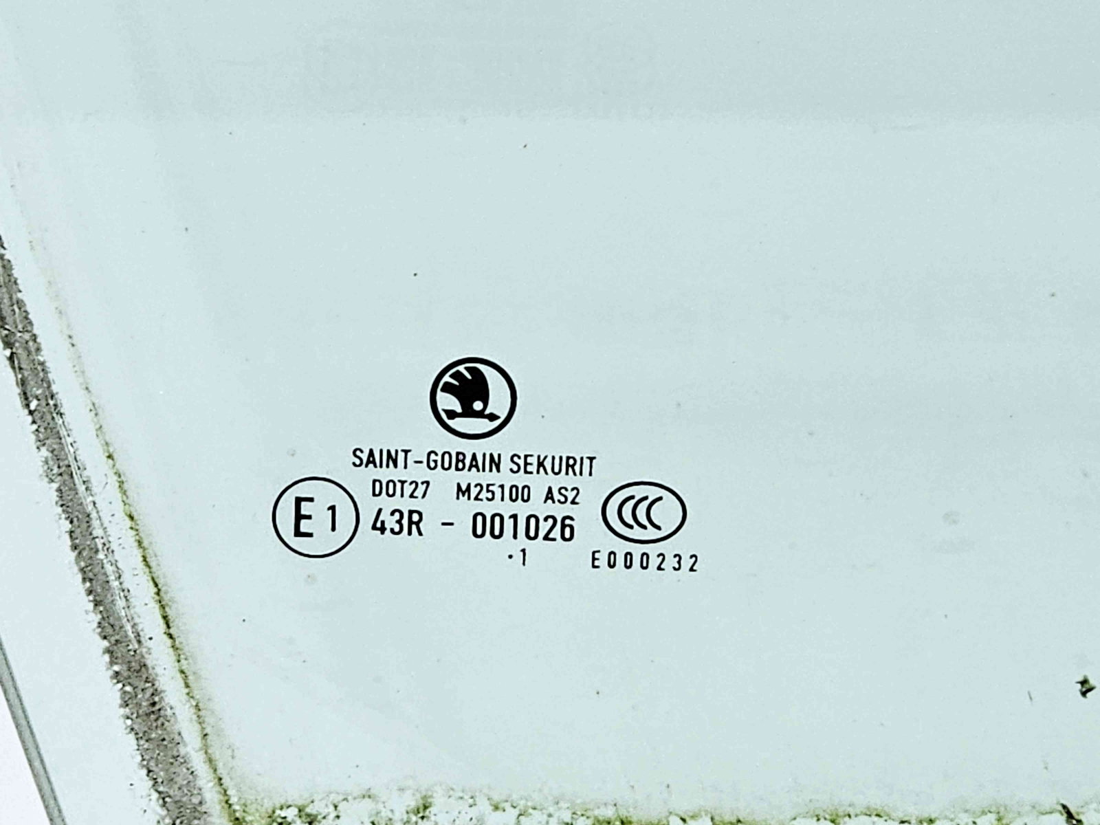 Geam usa dreapta fata Skoda Superb II Combi (3T5) [Fabr 2009-2015] OEM - imagine 2