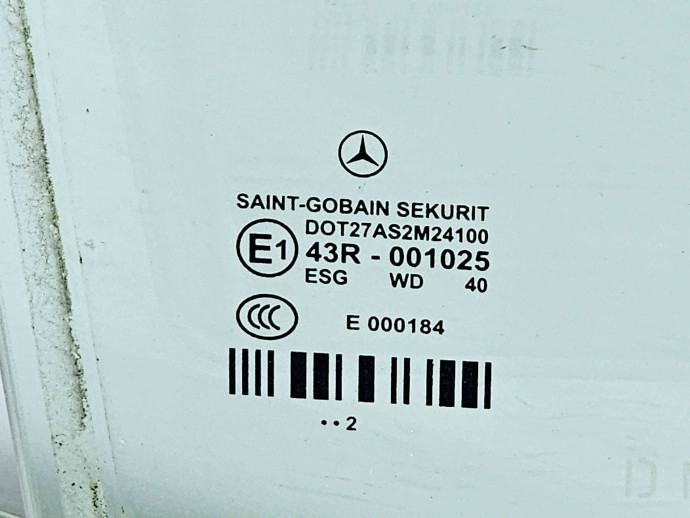 Geam usa dreapta spate Mercedes Clasa E (W212) AMG [Fabr 2009-2016] OEM
