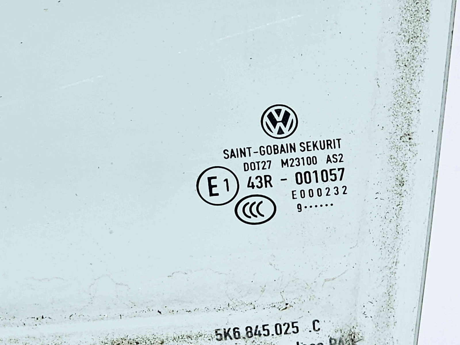 Geam usa stanga spate Volkswagen Golf 6 (5K1) [Fabr 2009-2013] OEM - imagine 2