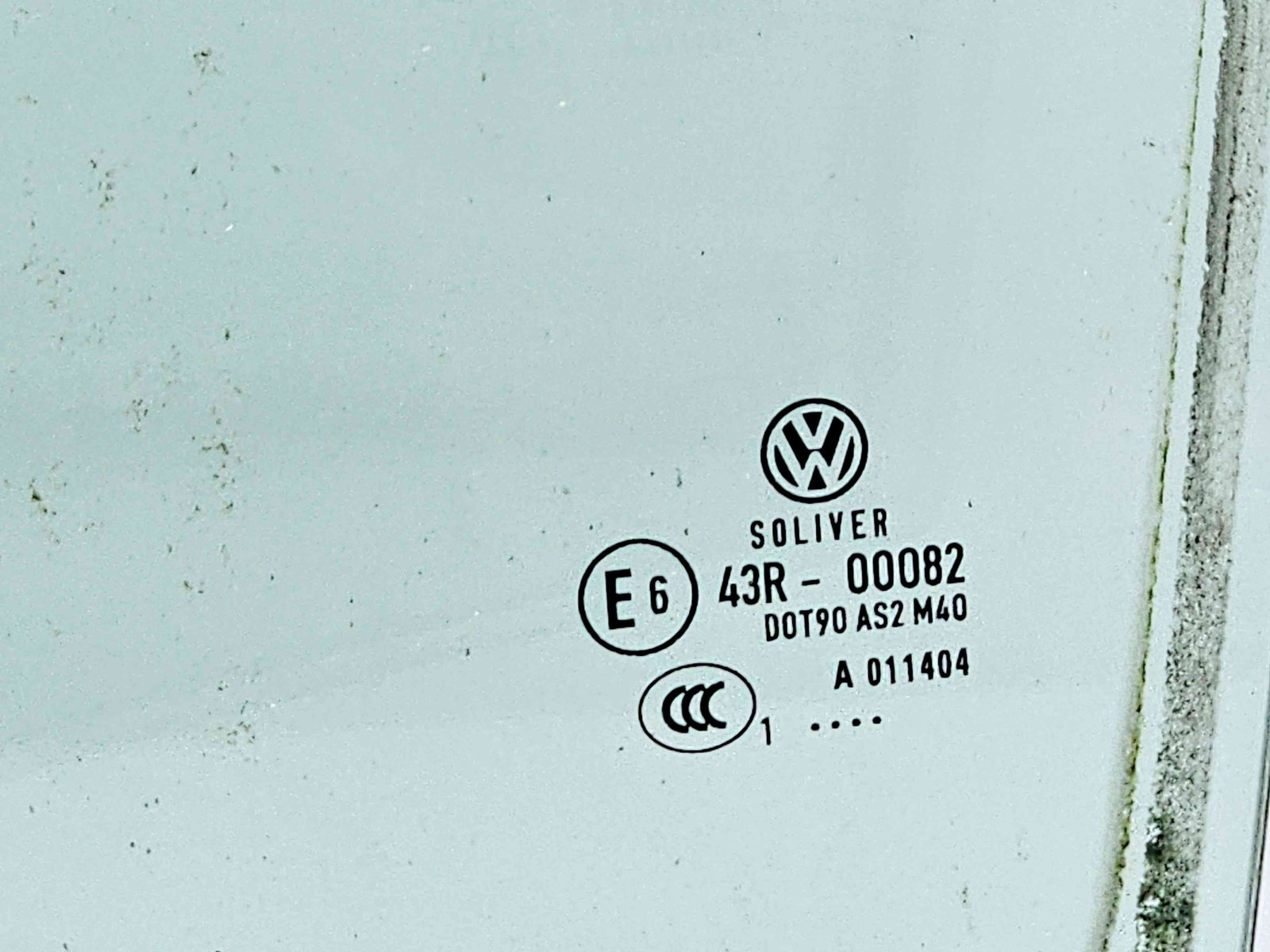 Geam usa stanga spate Volkswagen Passat B7 (362) [Fabr 2010-2014] OEM - imagine 2
