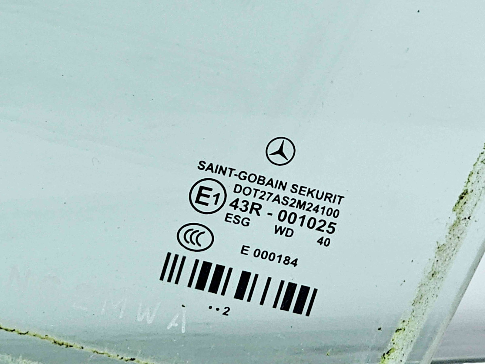 Geam usa stanga spate Mercedes Clasa E (W212) AMG [Fabr 2009-2016] OEM - imagine 2