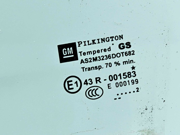 Geam usa stanga spate Opel Astra J [Fabr 2009-2015] OEM