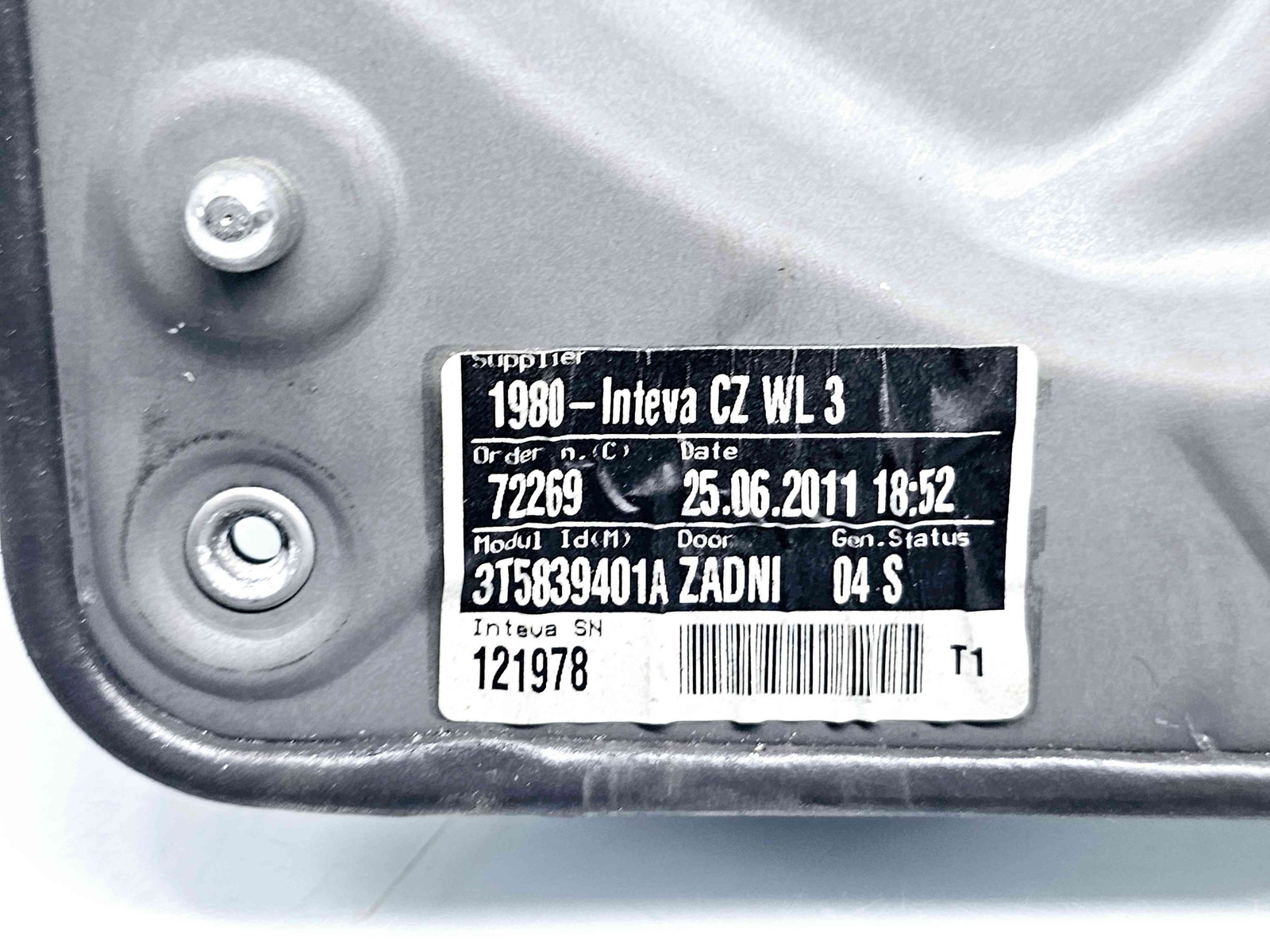 Macara electrica geam stanga spate Skoda Superb II Combi (3T5) [Fabr 2009-2015] 3T5839401A - imagine 3