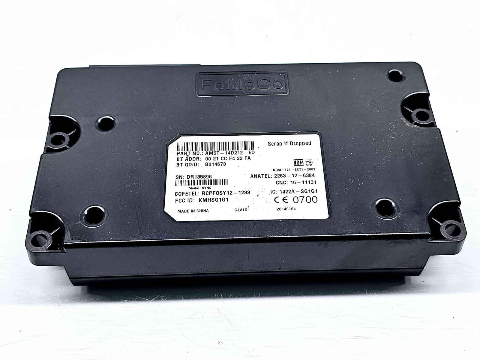 Modul bluetooth Ford C-Max 2 [Fabr 2010-2015] AM5T-14D212-ED - imagine 1