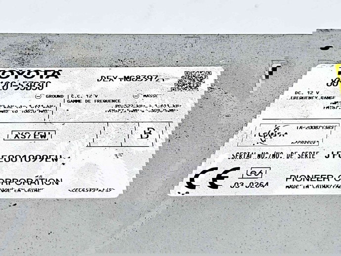   Radio CD LEXUS IS II (GSE2, ALE2, USE2) [Fabr 2005-2013] 86120-53B30