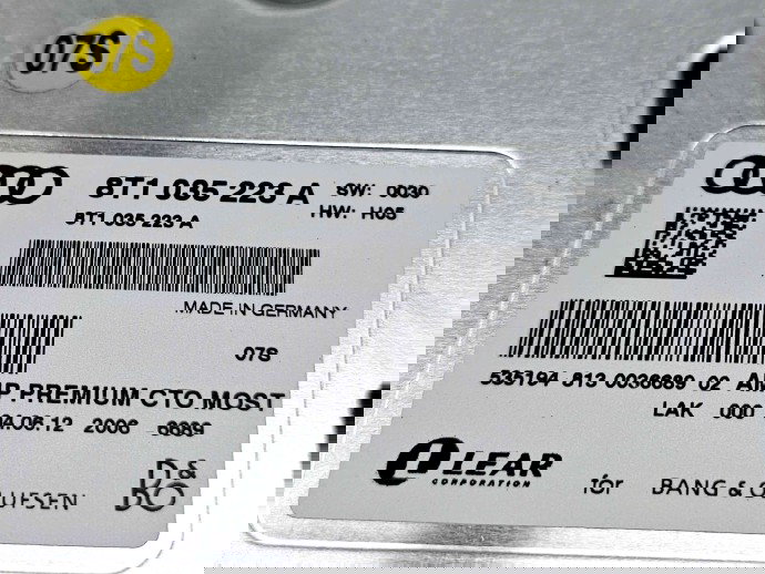   Amplificator audio Audi Q5 (8RB) [Fabr 2008-2016] S-line 8T1035223A