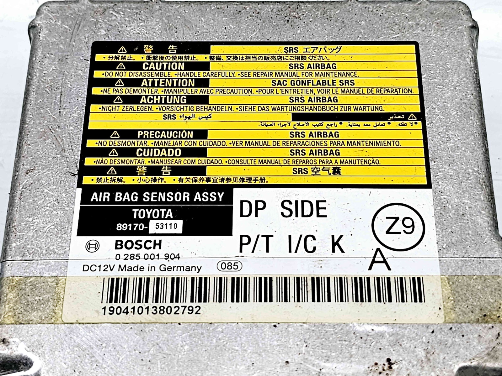 Calculator airbag LEXUS IS II (GSE2, ALE2, USE2) [Fabr 2005-2013] 89170-53110 2.2 2AD-FHV 130KW / 177CP 2.2 2AD-FHV 130KW / 177CP - imagine 2