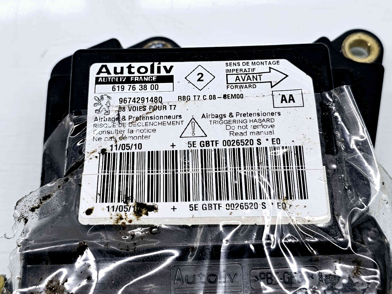 Calculator airbag Peugeot 308 [Fabr 2007-2013] 9674291480 1.6 Benz EP6 88KW / 120CP 1.6 Benz EP6 88KW / 120CP - imagine 2