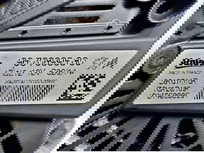 Alternator Peugeot 2008 [Fabr 2013-prezent] 9670899580 1.2 Benz EB2 60KW / 82CP