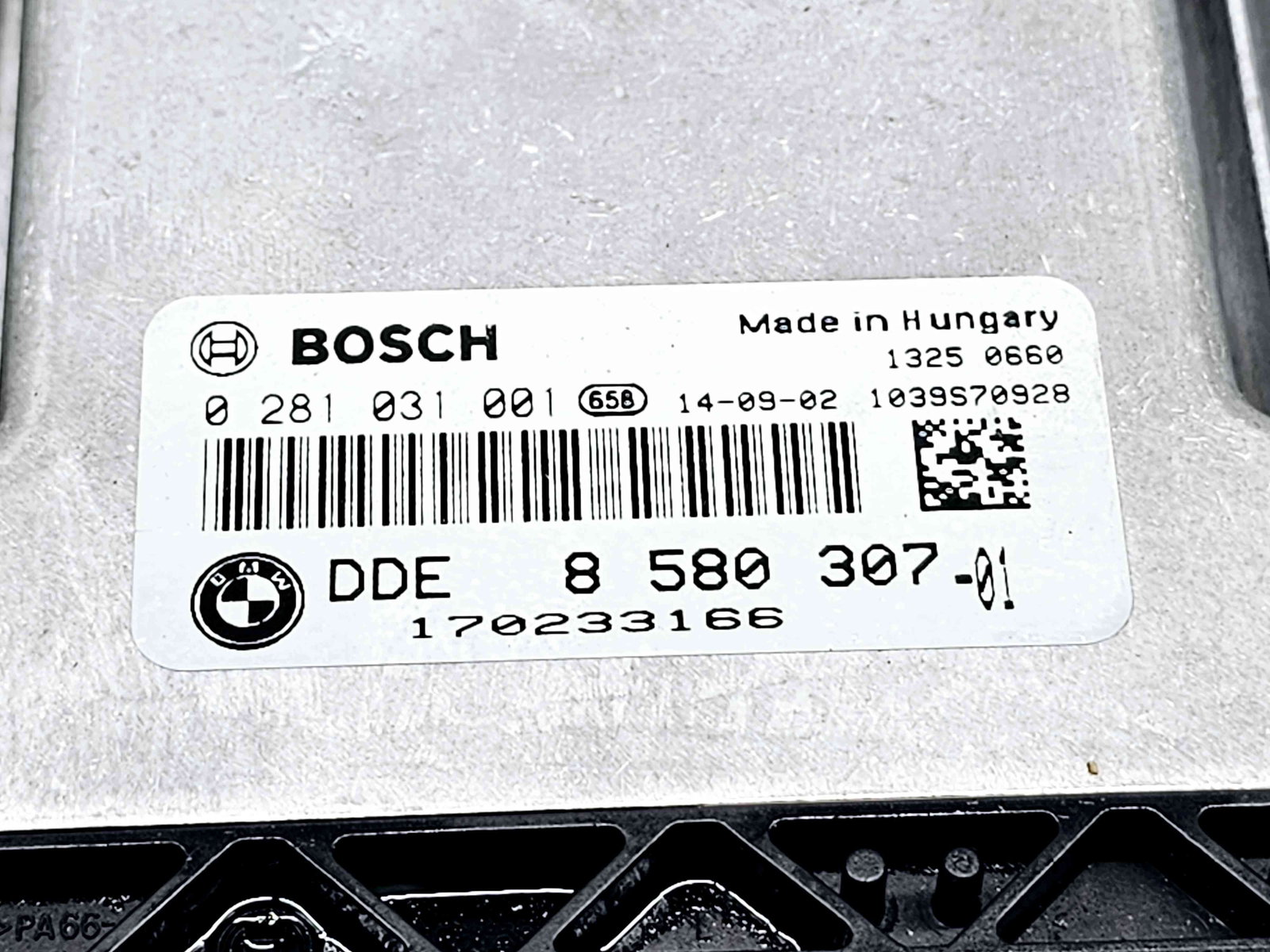 Calculator motor ECU Bmw X1 (E84) [Fabr 2009-2015] Facelift 8580307001 / 0281031001 2.0 N47D20 105KW / 143CP 2.0 N47D20 105KW / 143CP - imagine 3