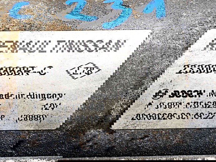   Electromotor 12 dinti Nissan Juke [Fabr 2010-2014] Facelift 133004868R  1.5 DCI K9K81KW / 110CP  1.5 DCI K9K81KW / 110CP