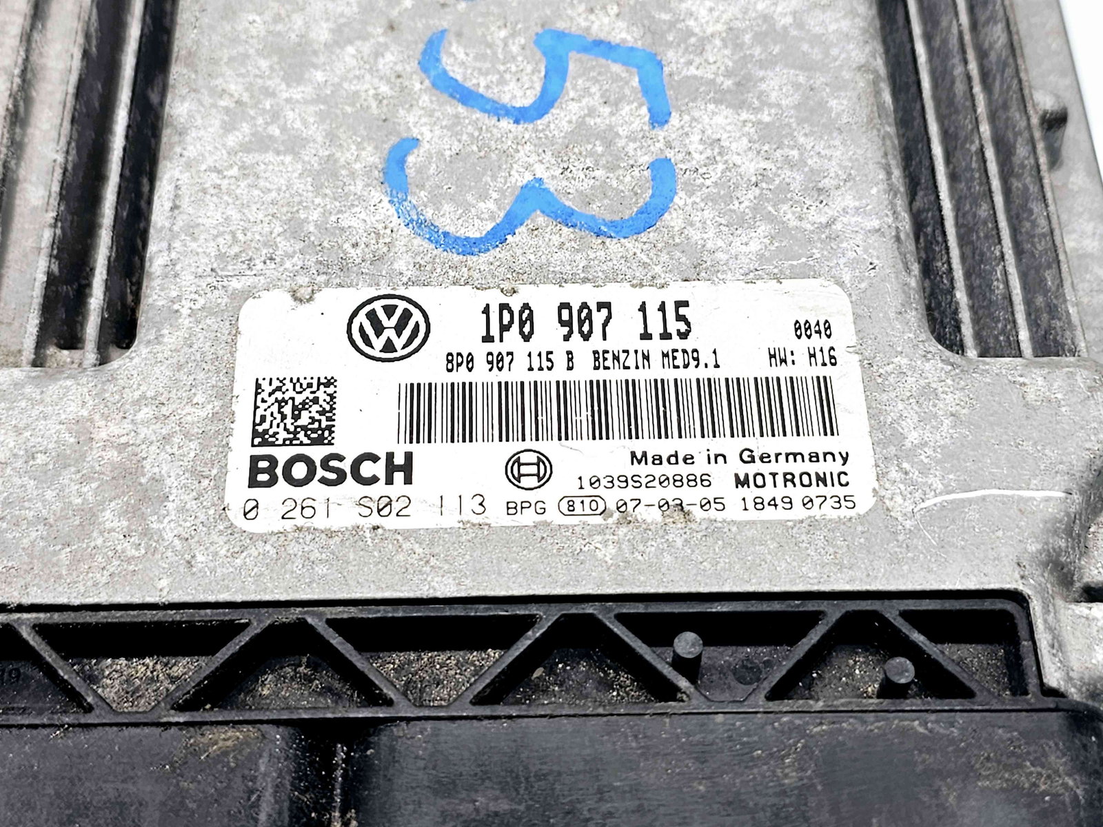 Calculator motor ECU Seat Leon (1P1) [Fabr 2005-2011] 1P0907115 2.0 FSI BWA 147KW / 200CP 2.0 FSI BWA 147KW / 200CP - imagine 5