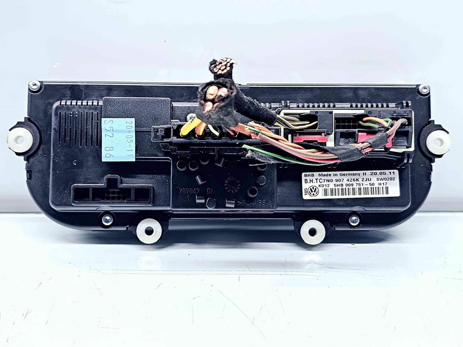Panou comanda clima Volkswagen Passat B7 (362) [Fabr 2010-2014] 5HB009751 - imagine 5