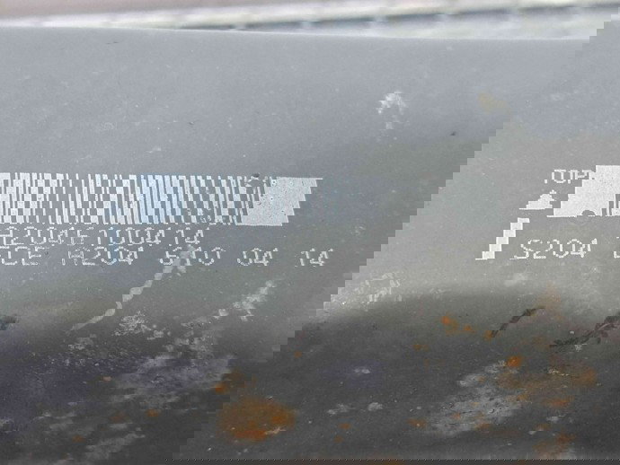 Armatura bara spate Mercedes Clasa C (W204) [Fabr 2007-2014] A2046100414