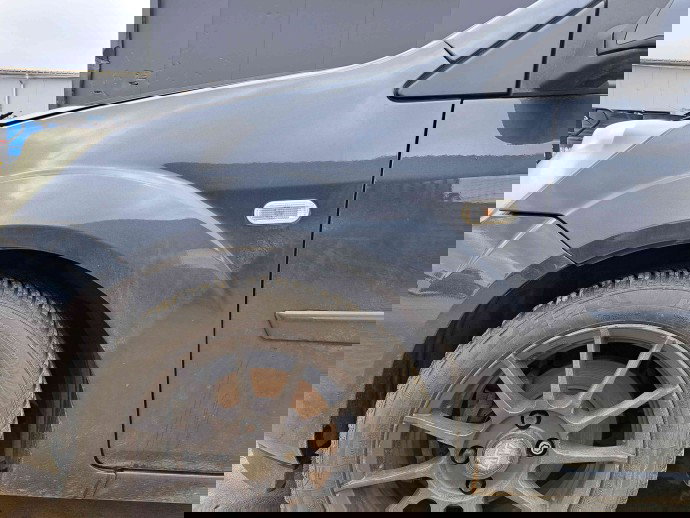 Aripa stanga fata Ford Fiesta 5 [Fabr 2001-2010] SEA GREY METALLIC