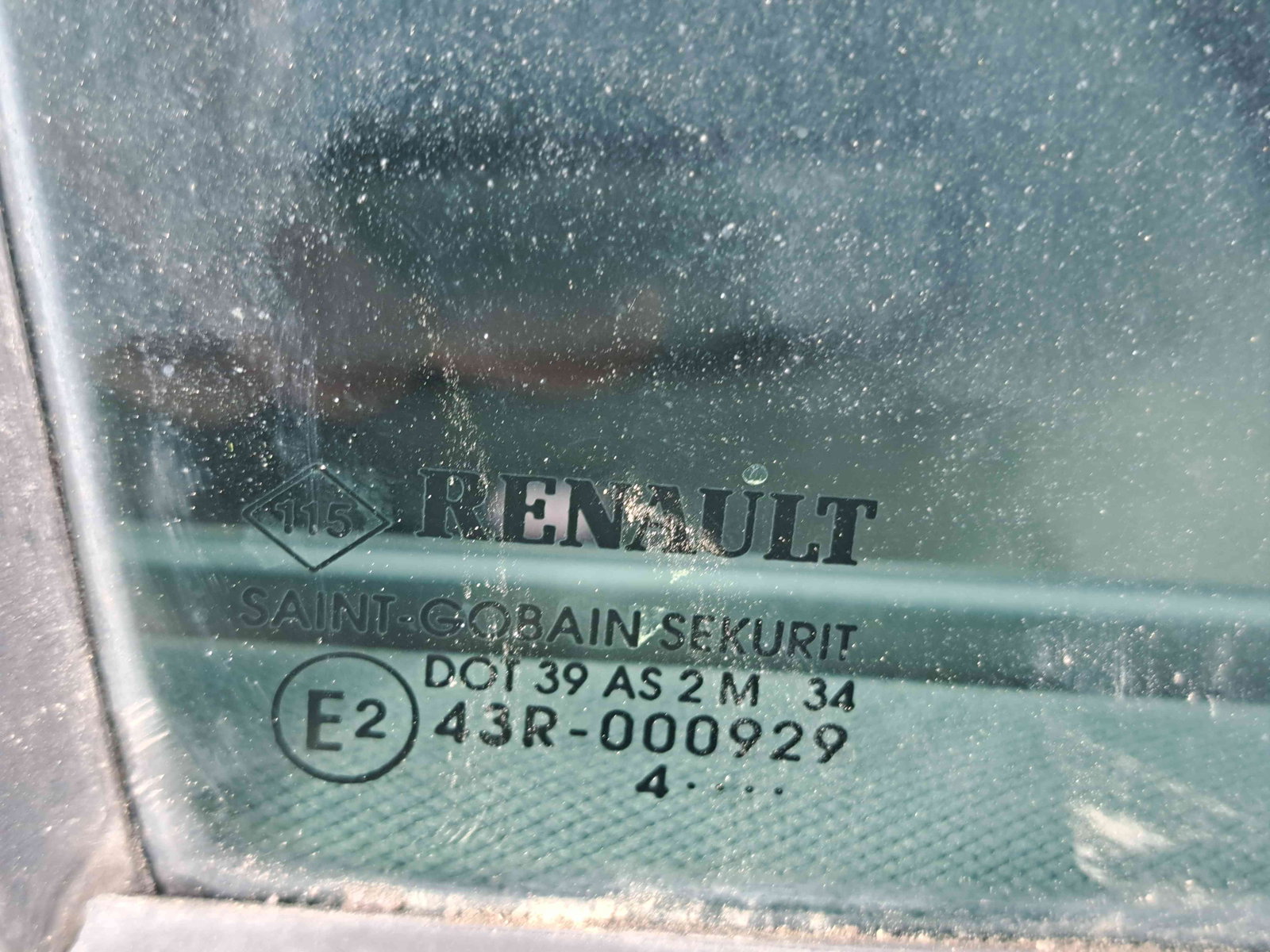 Geam usa dreapta spate Renault Laguna 2 [Fabr 2001-2007] OEM - imagine 2