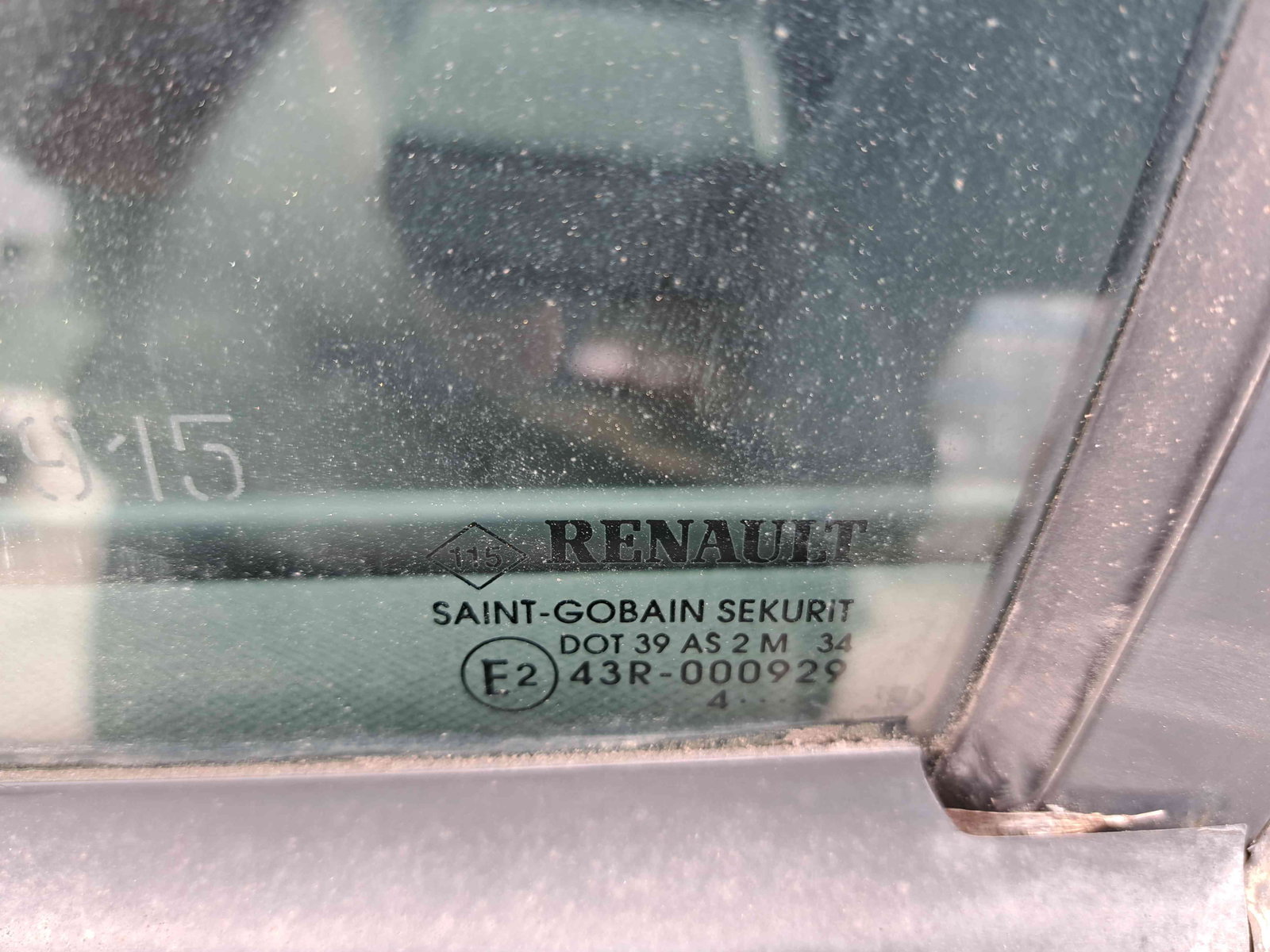 Geam usa stanga spate Renault Laguna 2 [Fabr 2001-2007] OEM - imagine 2