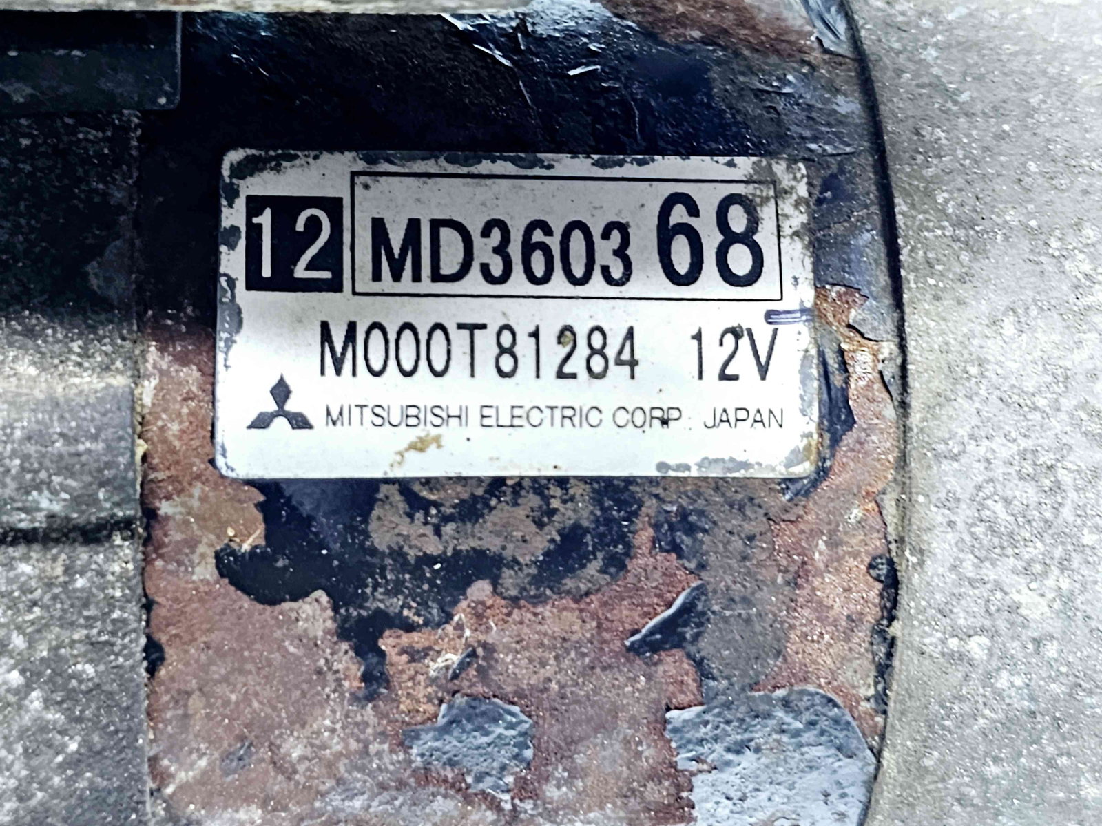 Electromotor 8 dinti MITSUBISHI Carisma (DA) [Fabr 1995-2007] M000T81284 1.9 Benz90KW 1.9 Benz90KW - imagine 5