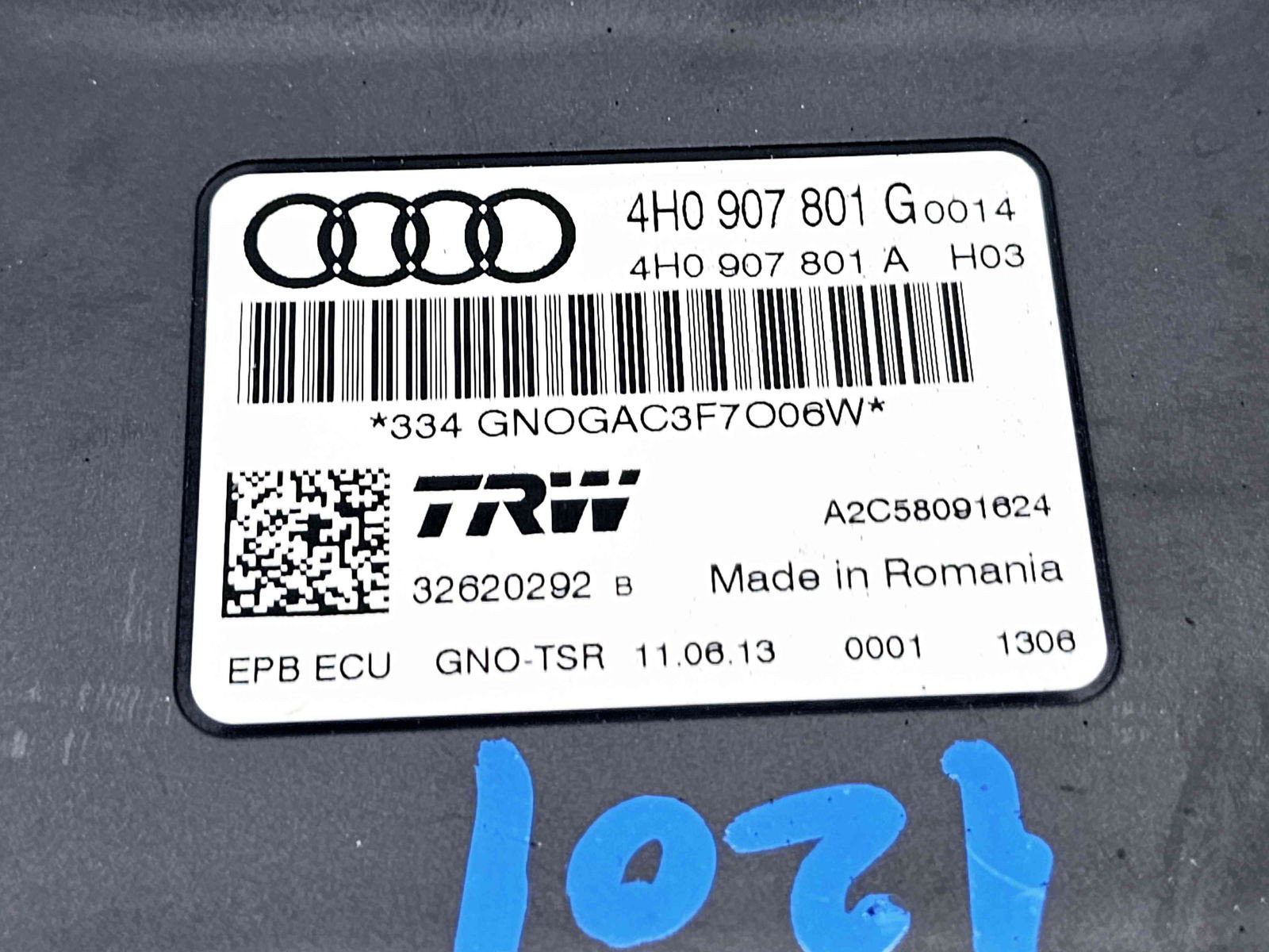 Calculator frana de mana AUDI A8 (4H) [Fabr 2010-2017] 4H0907801G 2.0 TDI CGLC 130KW / 177CP - imagine 3