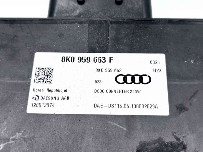  Modul stabilizator tensiune AUDI A5 (8T3) [Fabr 2007-2015] 8K0959663F