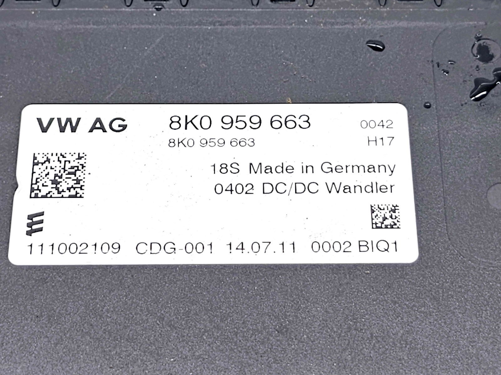 Modul stabilizator tensiune AUDI Q7 (4MB) [Fabr 2015-prezent] 8K0959663 - imagine 4