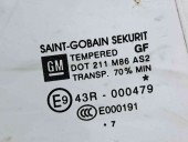 Geam fix usa dreapta spate Opel Corsa D [Fabr 2006-2013] OEM