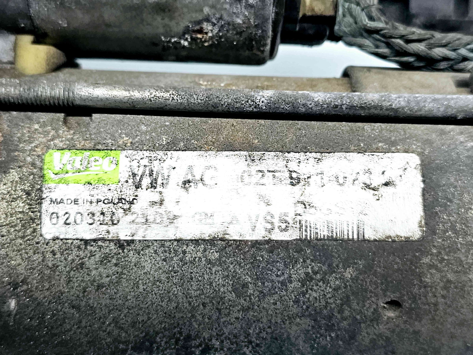 Electromotor 10 dinti Volkswagen Polo (6R) [Fabr 2009-2016] 02T911023S 1.4 Benz CGGB63KW / 85CP 1.4 Benz CGGB63KW / 85CP - imagine 2