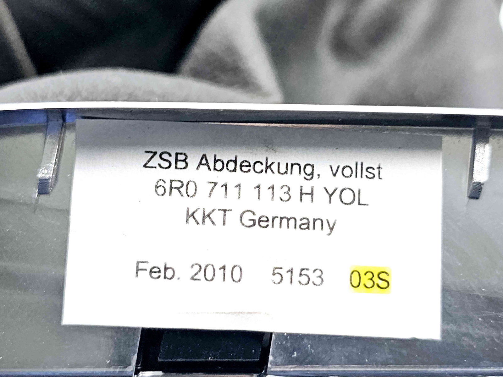 Manson nuca schimbator Volkswagen Polo (6R) [Fabr 2009-2016] 6R0711456B 1.4 Benz CGGB 63KW / 85CP 1.4 Benz CGGB 63KW / 85CP - imagine 4