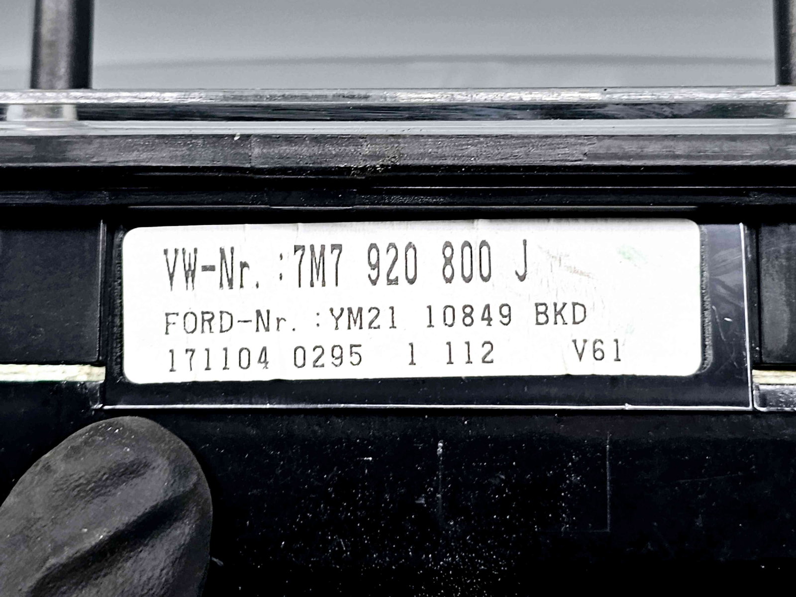 Ceas bord Seat Alhambra (7V8,7V9) [Fabr 1997-2010] 7M7920800J - imagine 5