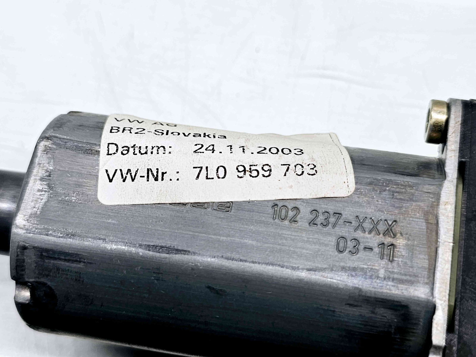 Motoras geam stanga spate Volkswagen Touareg (7LA, 7L6) [Fabr 2003-2010] 7L0959703 n 7L0959795 - imagine 3