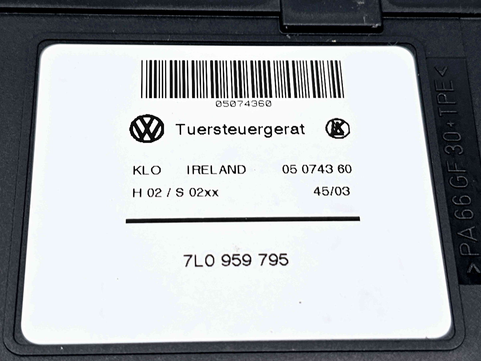 Motoras geam stanga spate Volkswagen Touareg (7LA, 7L6) [Fabr 2003-2010] 7L0959703 n 7L0959795 - imagine 4