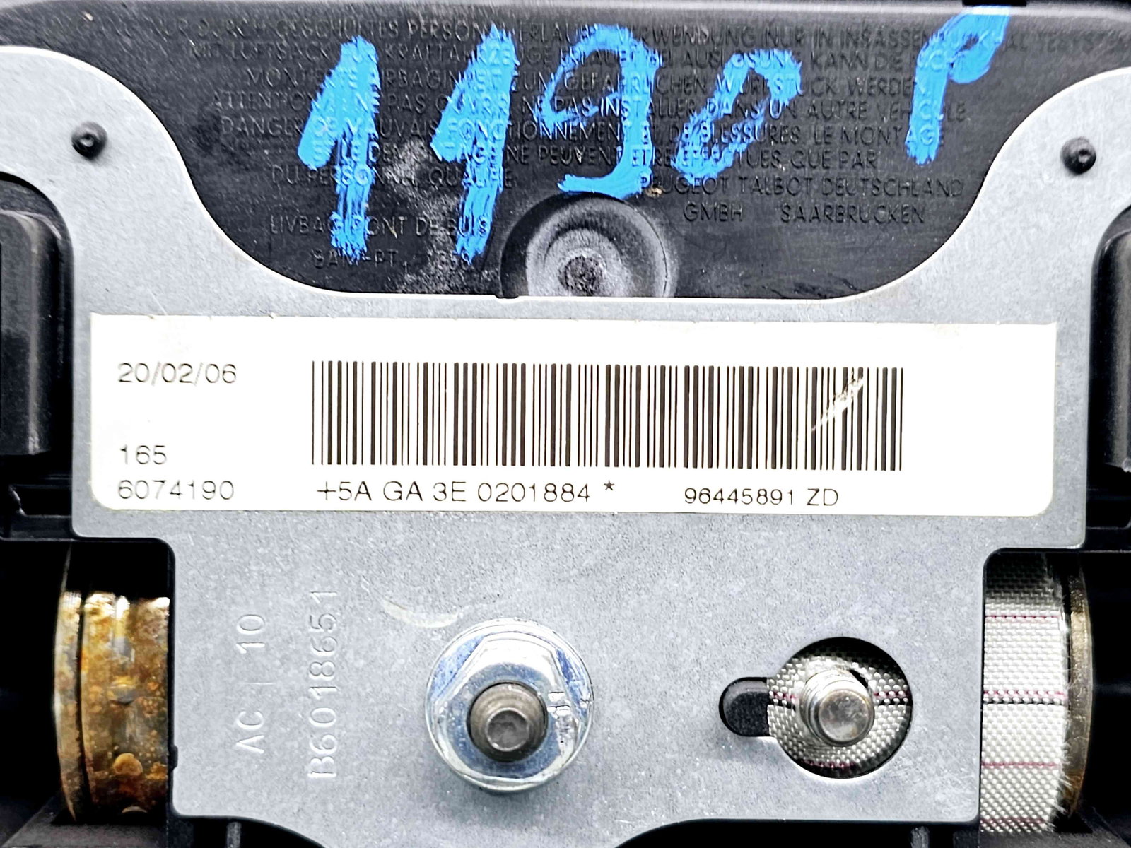 Airbag volan Peugeot 407 [Fabr 2004-2010] 96445891ZD - imagine 4