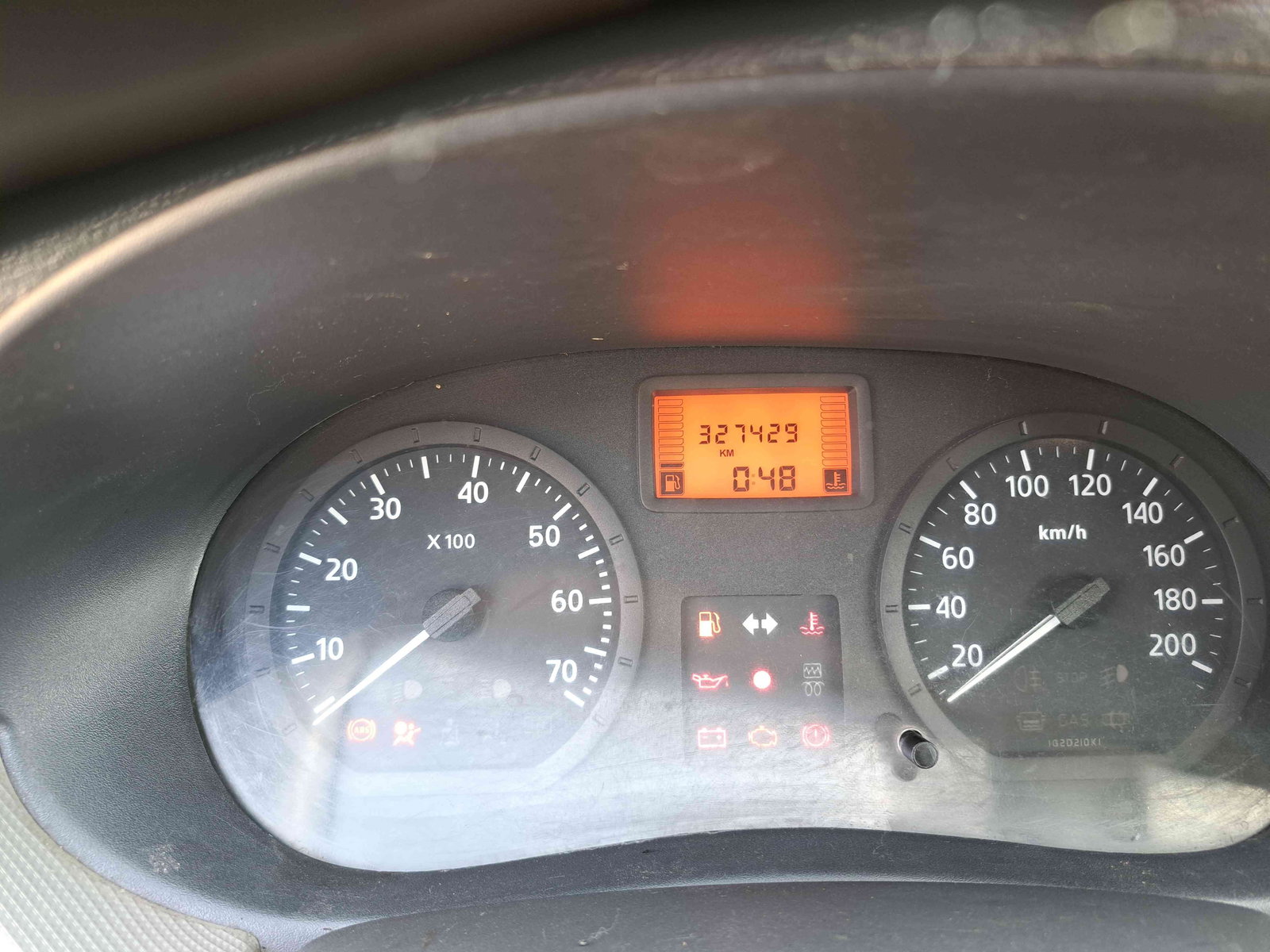 Ceas bord Dacia Sandero [Fabr 2008-2012] OEM - imagine 2