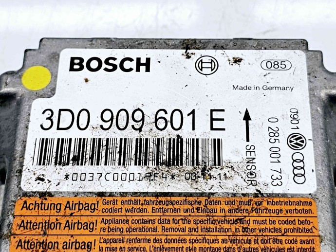 Calculator airbag Volkswagen Touareg (7LA, 7L6) [Fabr 2003-2010] 3D0909601E 2.5 TDI BAC 128KW / 174CP
