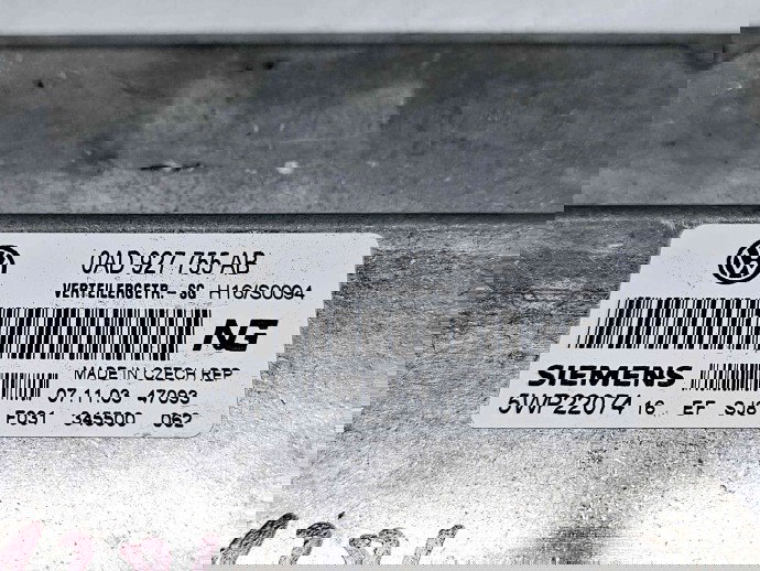 Calculator motor ECU Volkswagen Touareg (7LA, 7L6) [Fabr 2003-2010] 0AD927755AB 2.5 TDI BAC 128KW / 174CP