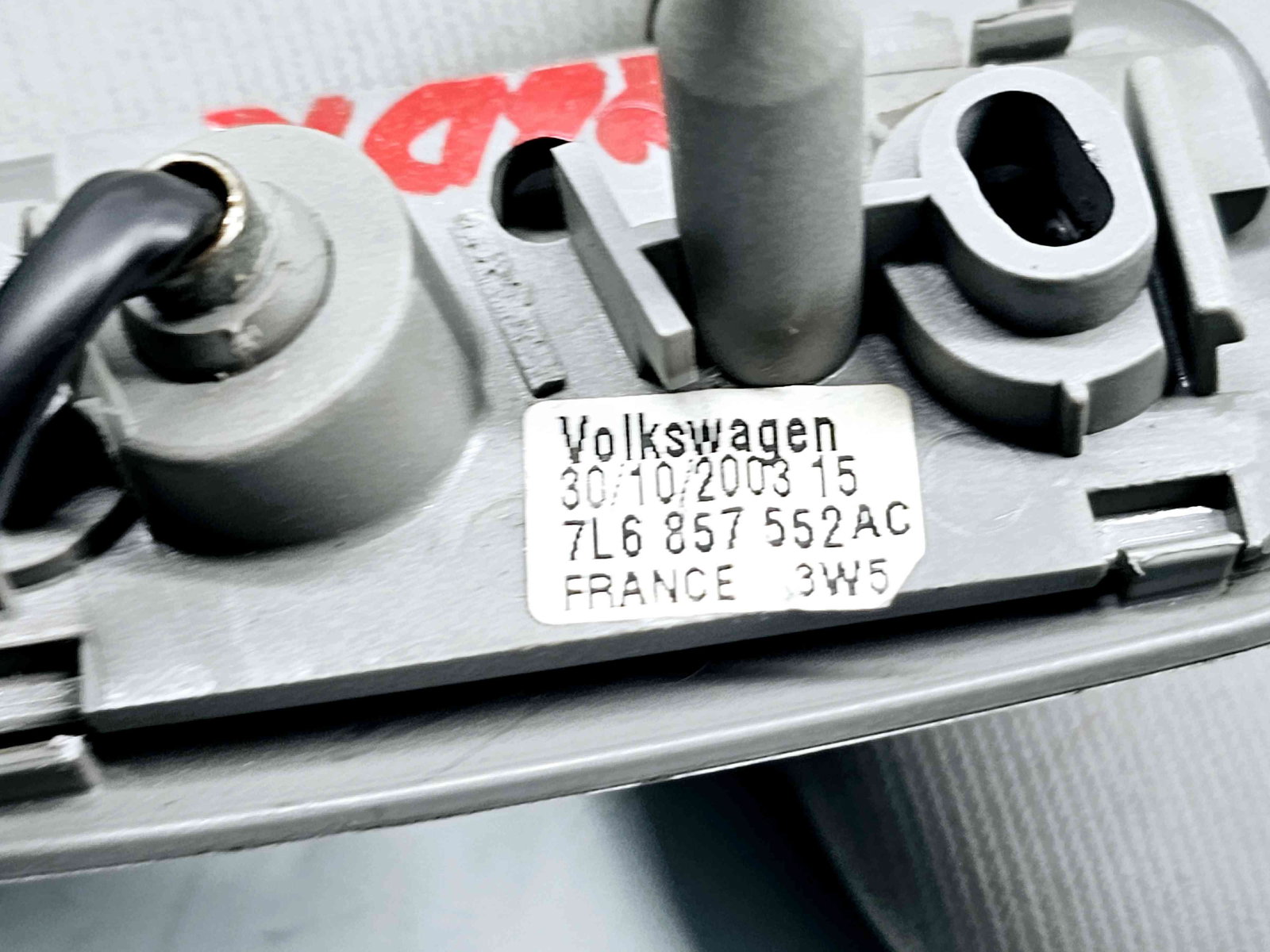 Parasolar dreapta Volkswagen Touareg (7LA, 7L6) [Fabr 2003-2010] OEM - imagine 3