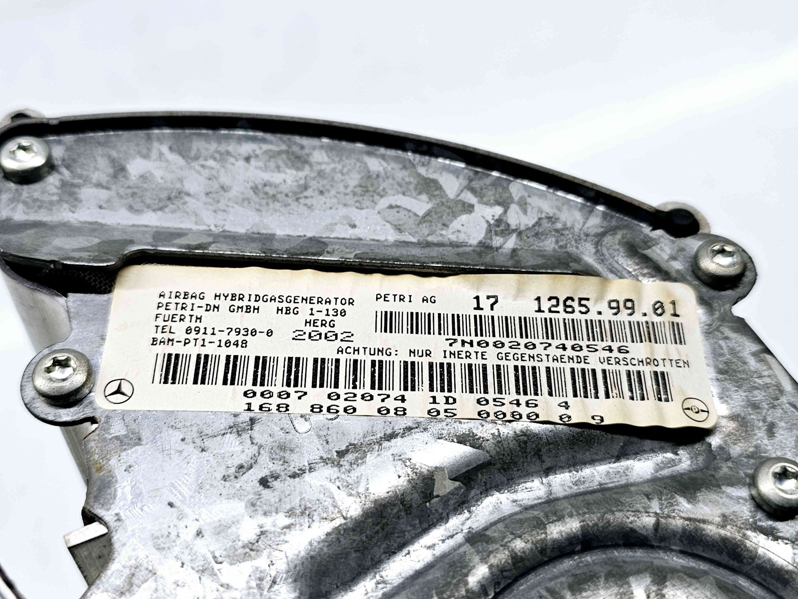 Airbag pasager Mercedes Clasa B (W245) [Fabr 2005-2011] 1688600805 - imagine 4