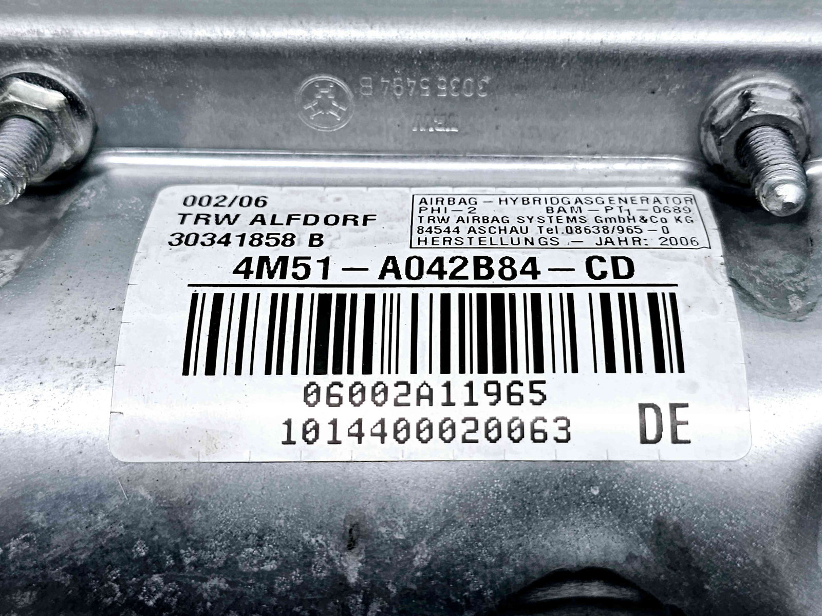 Airbag pasager Ford Focus 2 Combi (DA) [Fabri 2004-2012] 4M51-A042B84-CD - imagine 3