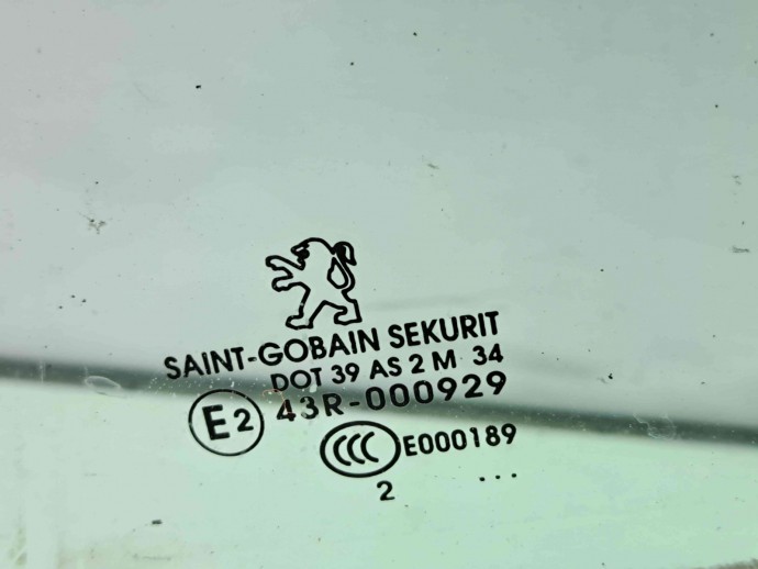 Geam usa stanga spate Peugeot 308 [Fabr 2007-2013] OEM