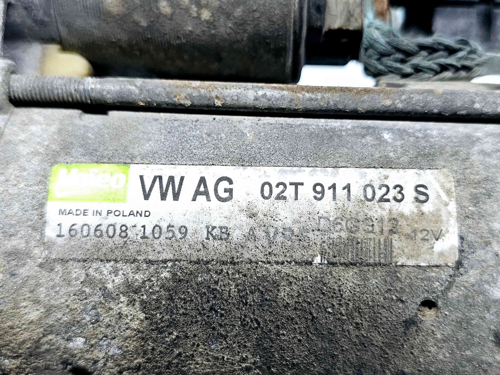 Electromotor 10 dinti Seat Ibiza 4 (6L1) [Fabr 2002-2009] 02T911023S 1.4 Benz BXW63KW / 86CP - imagine 3