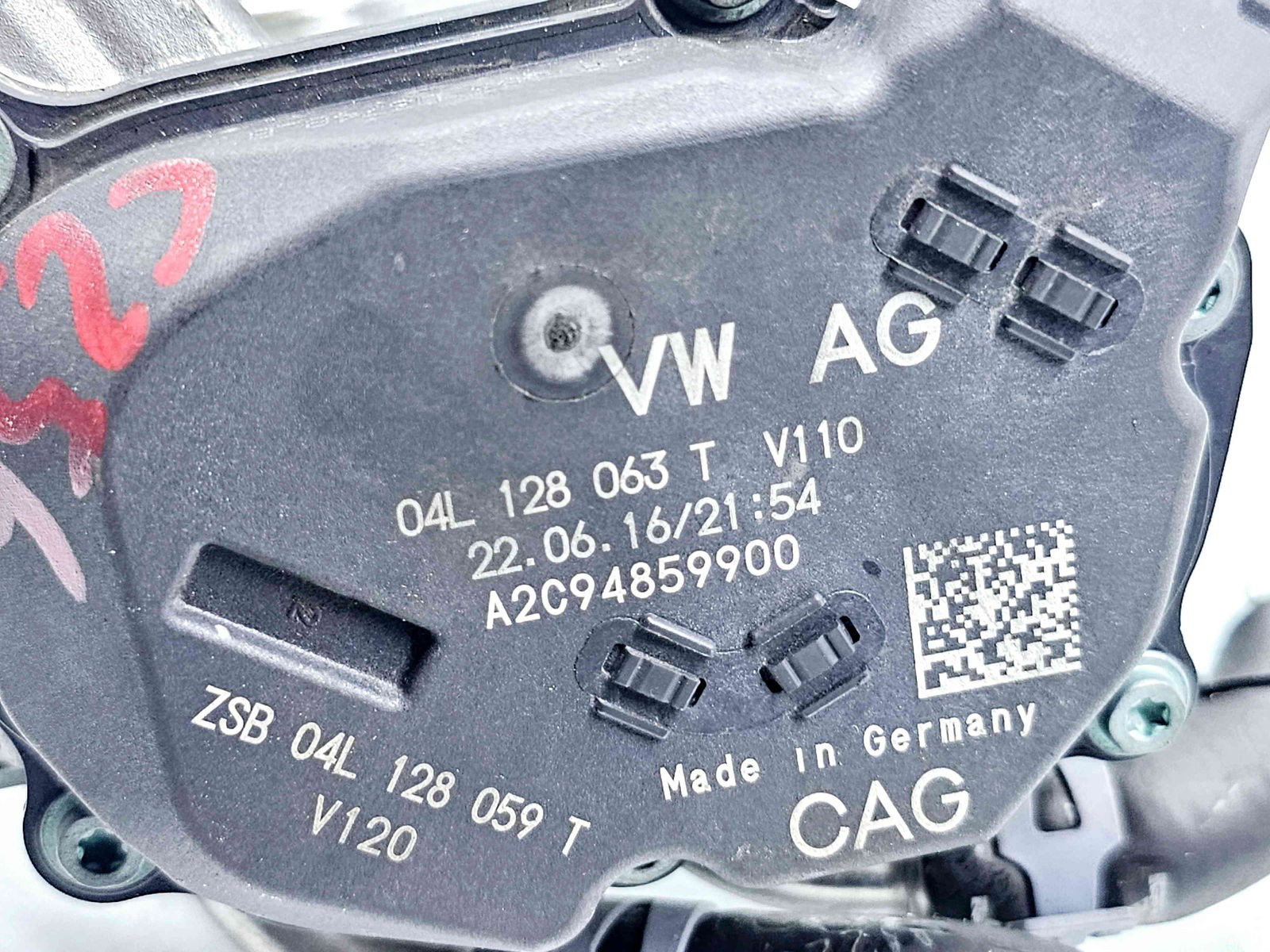 Clapeta acceleratie Volkswagen Golf 6 (5K1) [Fabr 2009-2013] 04L128063T 2.0 TDI DEUA 110KW / 150CP - imagine 2