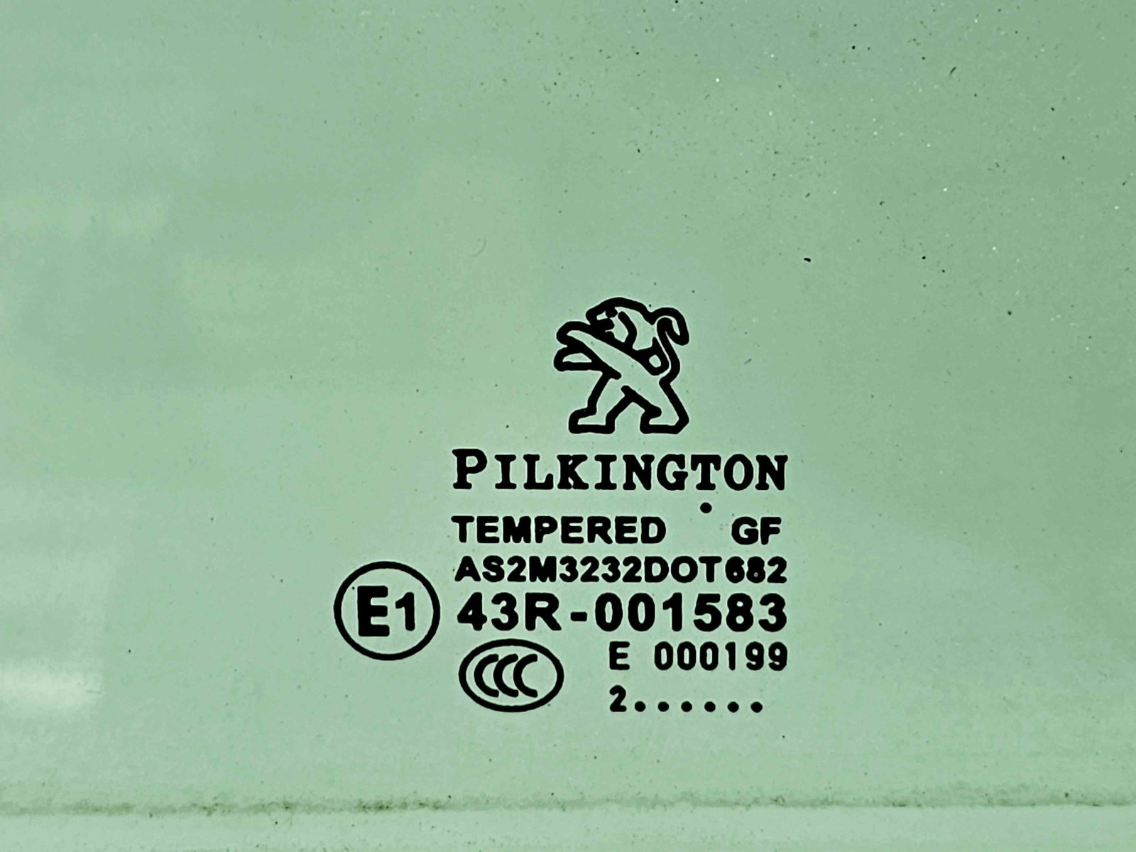 Geam usa stanga spate Peugeot 208 [Fabr 2012-2024] OEM - imagine 2