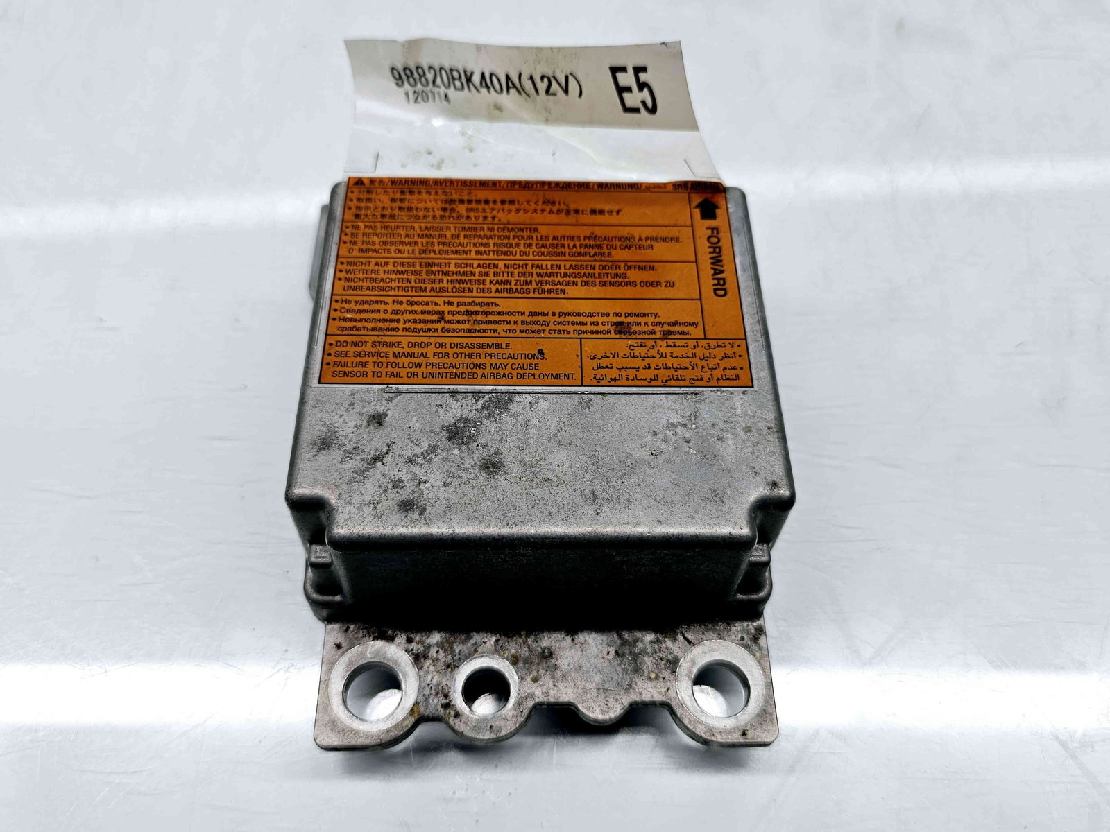 Calculator airbag Nissan Qashqai [Fabr 2007-2014] 98820BK40A 1.5 DCI K9KLHJ2 81KW / 110CP - imagine 2