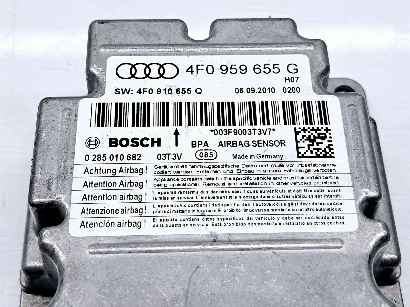 Calculator airbag Audi A6 (4F2, C6) facelift [Fabr 2004-2010] 4F0959655G 2.0 TDI CAHA 125KW / 170CP - imagine 2