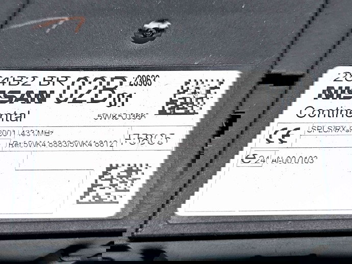  Modul confort Nissan Qashqai [Fabr 2007-2014] 284B2BR02B