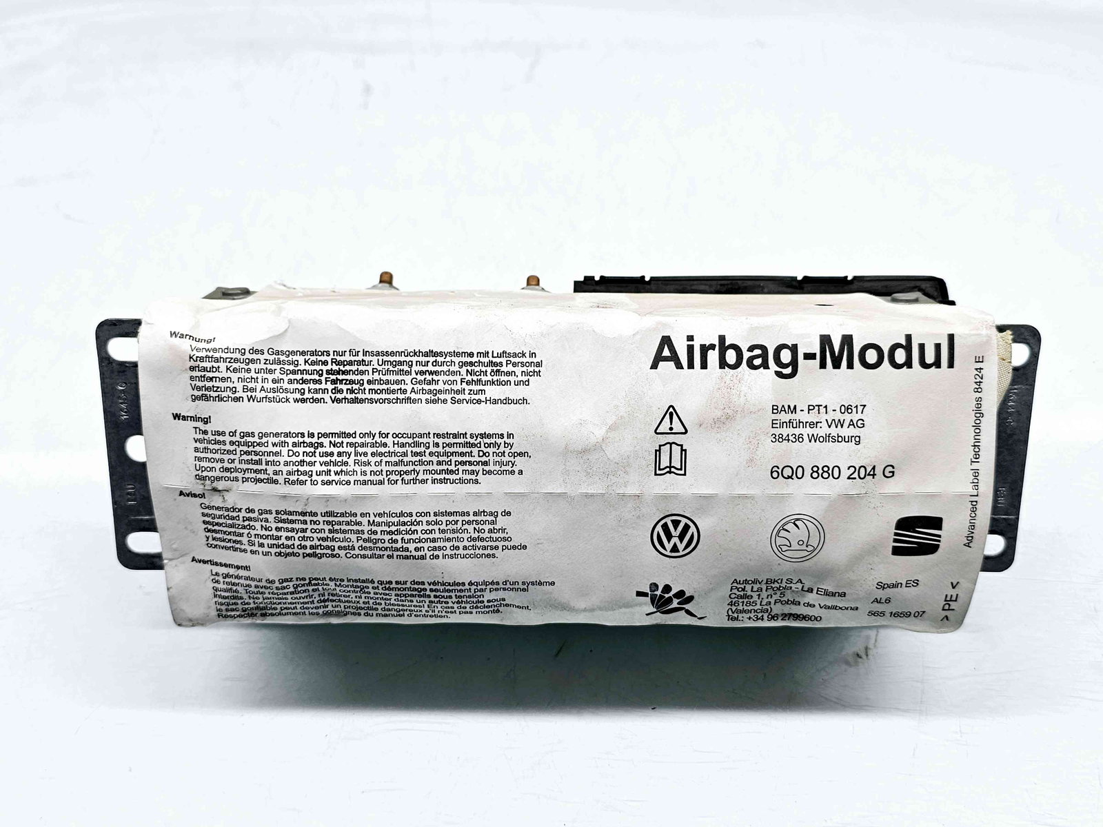 Airbag pasager Seat Ibiza 4 (6L1) [Fabr 2002-2009] 6Q0880204G - imagine 1