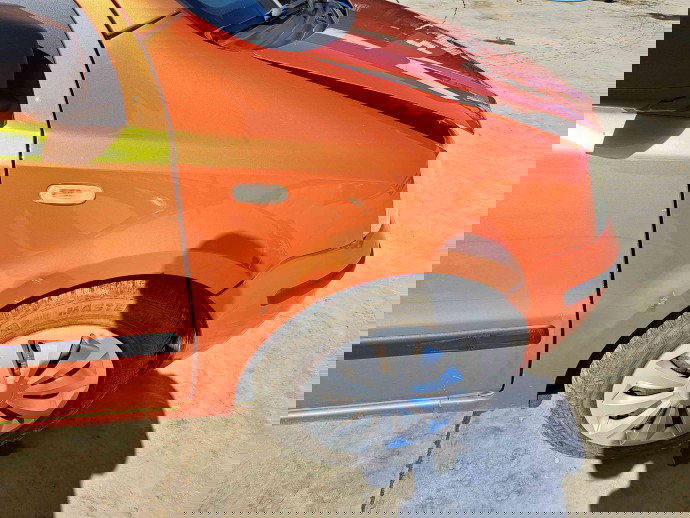 Aripa dreapta fata Fiat Panda (169) [Fabr 2003-2012] Portocaliu